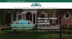 Desktop Screenshot of highlandscaping.com