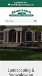 Mobile Screenshot of highlandscaping.com